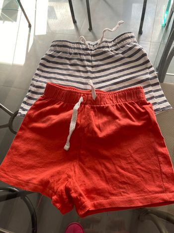 Lot 2 shorts à galon