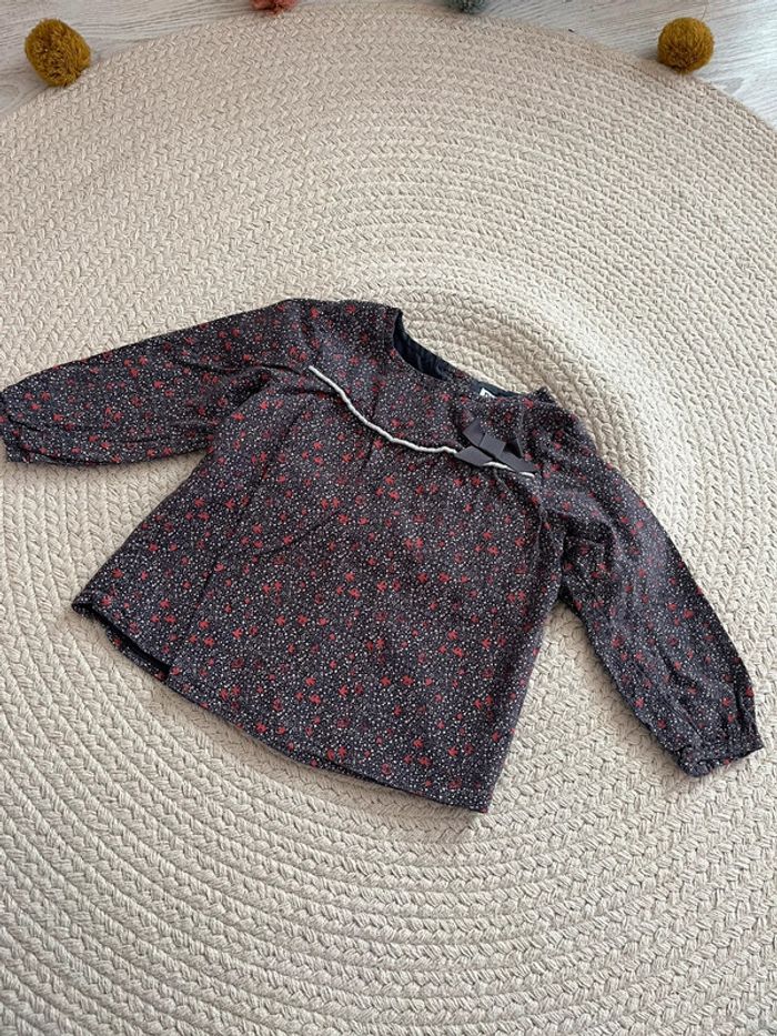 Blouse manches longues 12 mois 74 cm
