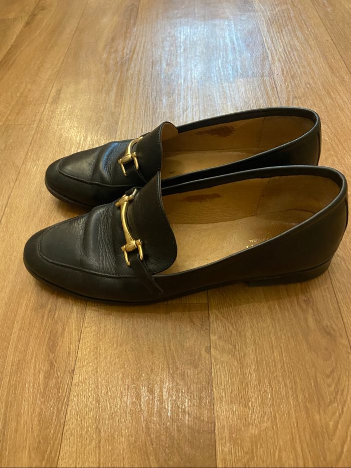 Mocassins noirs cuir femme 38 - photo numéro 2