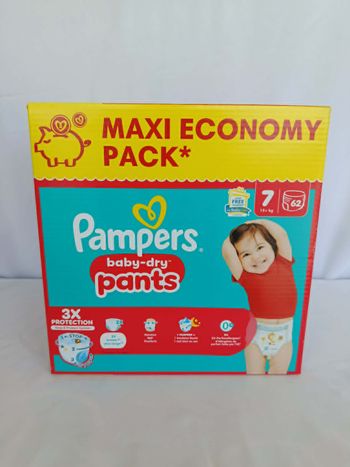 Pampers Pants Baby Dry T7 x62 15kgs