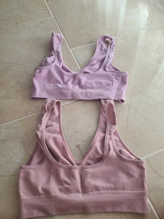 Lot de 2 brassières souples sans armature • taille M - photo numéro 3