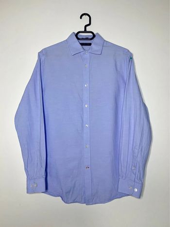 Chemise Tommy Hilfiger bleu uni taille M