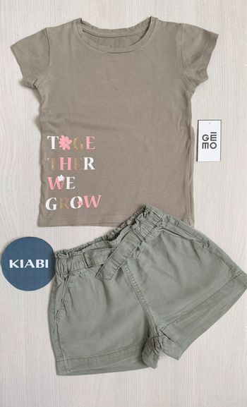 Ensemble printemps été - 4 ans - Gemo/Kiabi - Excellent état