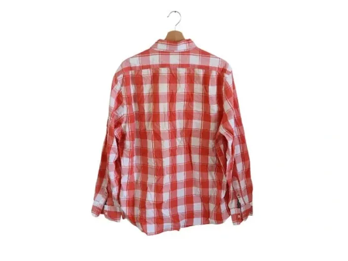 C59 chemise carreaux corail XXL - photo numéro 2