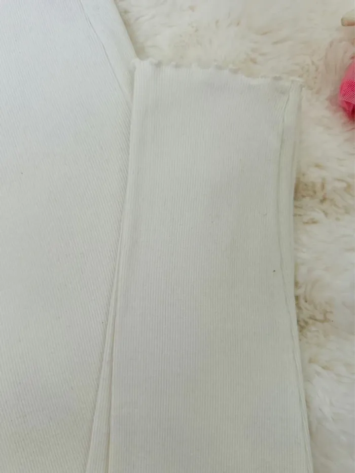 Legging froufrou côtelé - photo numéro 3