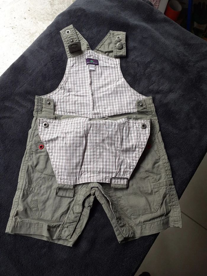 Salopette short garçon 6 mois Sergent Major - photo numéro 5