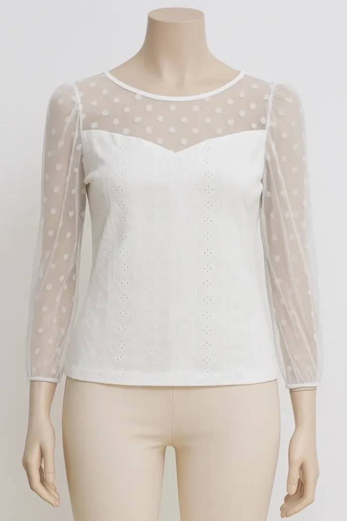 T-shirt shein blanc 1xl