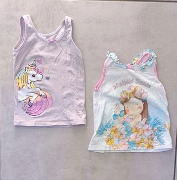 Lot de 2 tee shirt été fille - 24/36 mois