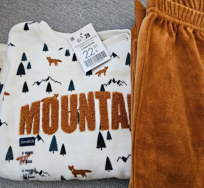 Boy: pyjama Okaidi Mountain 3 ans - photo numéro 5
