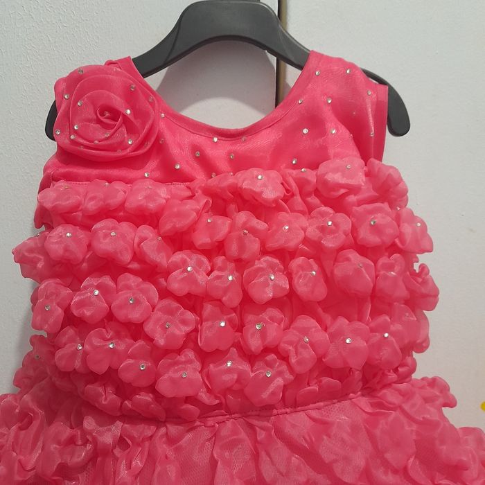 Robe Rose pour fille 1 ans - photo numéro 2