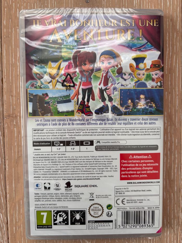 Jeu vidéo Nintendo Switch Balan Wonderworld neuf sous blister - photo numéro 2