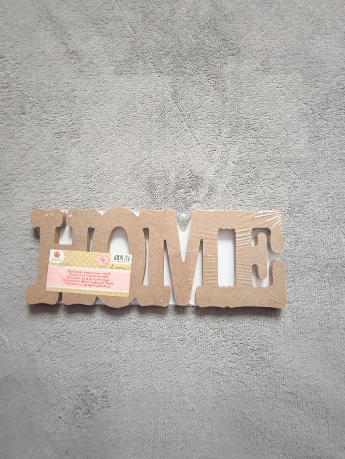 Décoration mot " Home "
