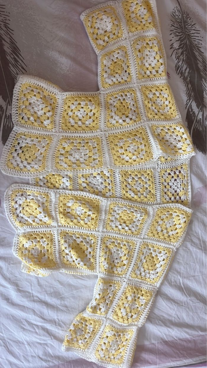 gilet jaune et blanc FAIS MAIN ! - photo numéro 4