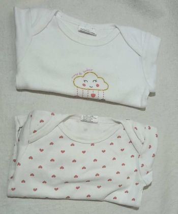 lot de 2 bodies Mots d'Enfants