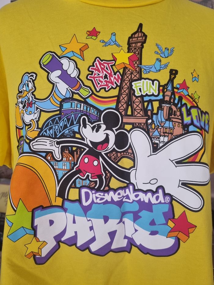 T-shirt Jaune DisneylandParis - photo numéro 4