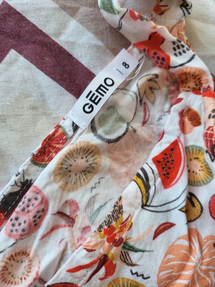 Robe débardeur motif fruité 8 ans - photo numéro 3