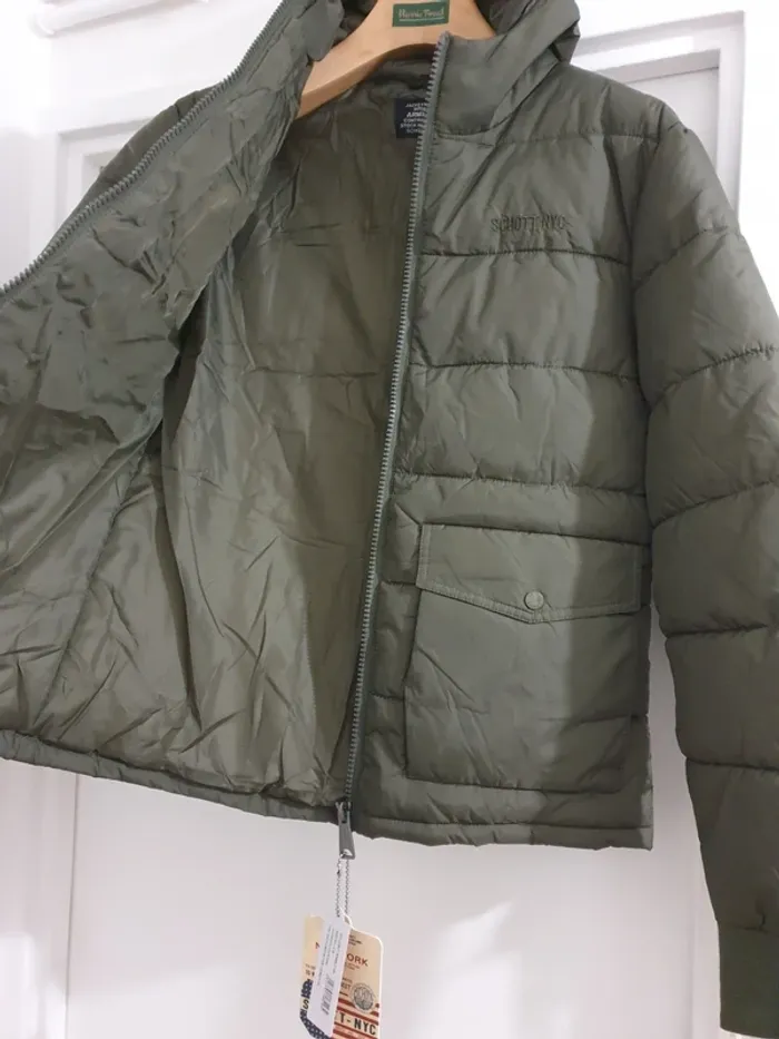 Manteau Doudoune Caban Schott Taille M - photo numéro 2