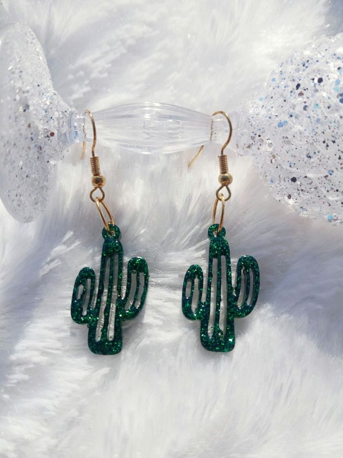 Boucles d'oreilles cactus 🌵