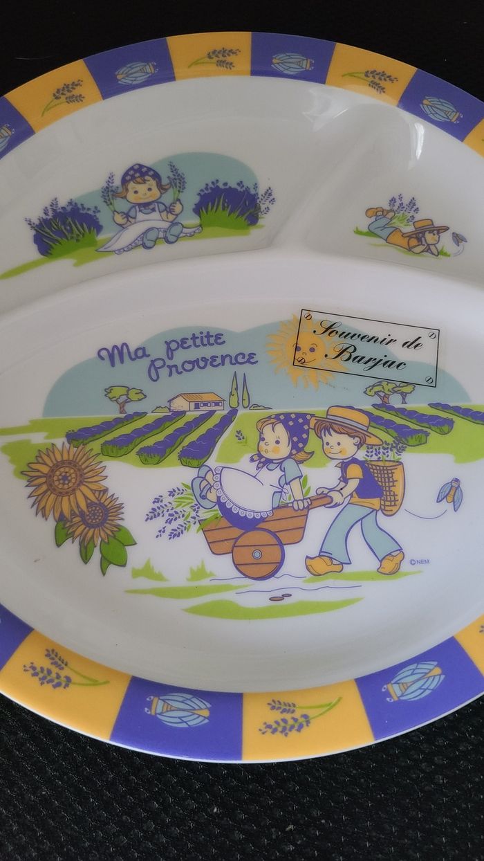 assiette enfant ma petite Provence - photo numéro 3