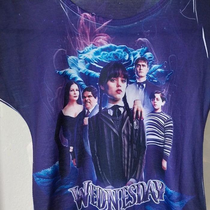 T-shirt mercredi taille 6 ans neuf - photo numéro 2