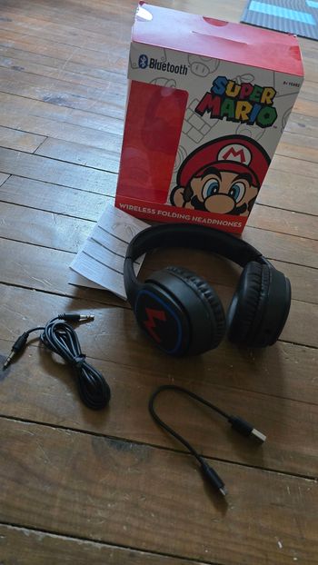 Casque gaming Bluetooth Super Mario