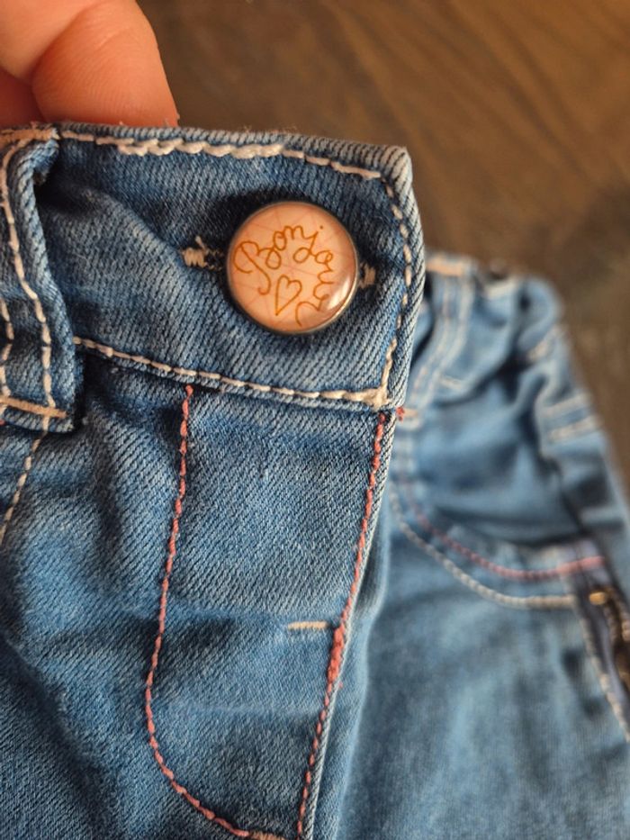 Jeans bleu clair fille - photo numéro 2