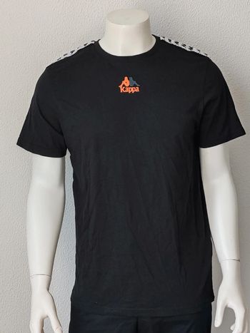 T-shirt Kappa noir manches courtes
