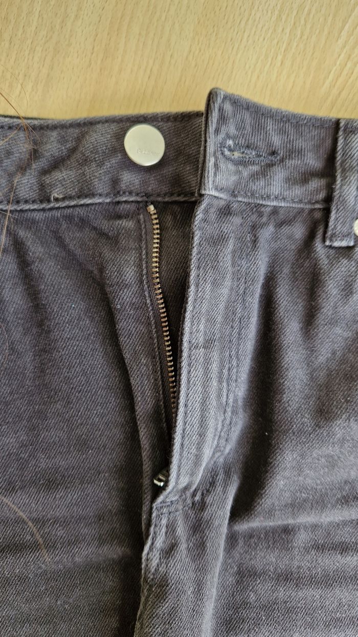 Jupe en jean noir femme T36 - photo numéro 3