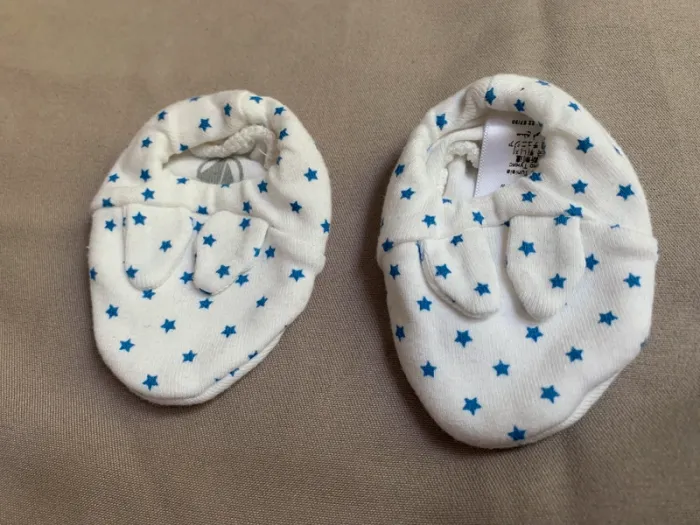 Chaussons naissance 0-3 mois Petit Bateau