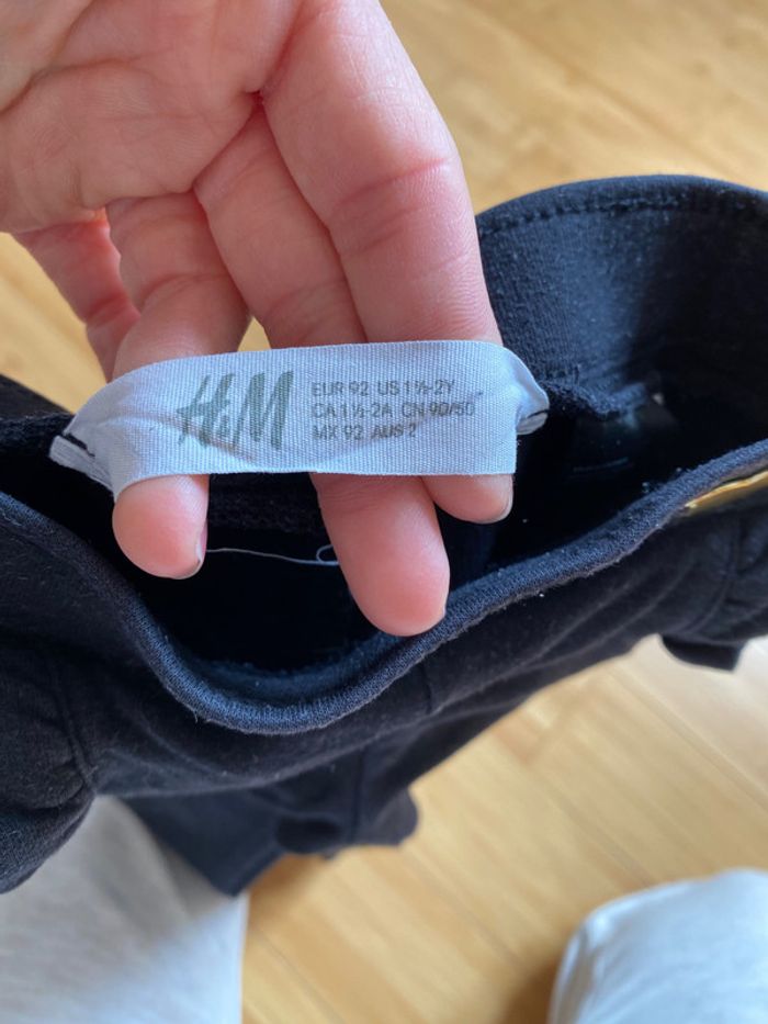 Legging noir H&M bébé fllle 18/24 mois - photo numéro 3