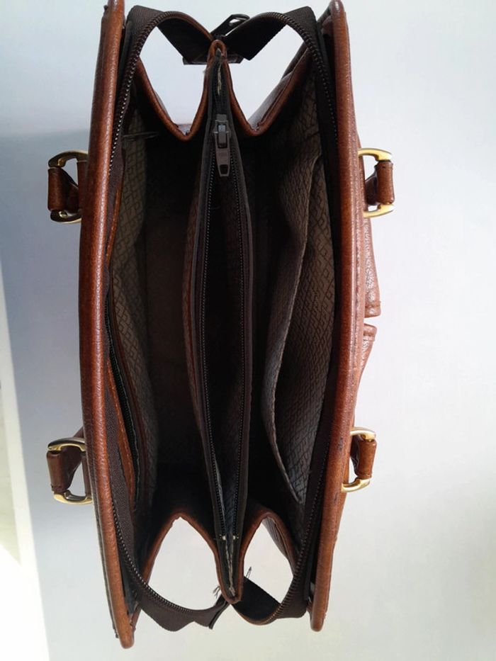 Superbe sac cuir italien vintage AILEE - photo numéro 6