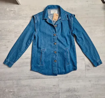 Superbe veste chemise en jean souple Promod neuve avec étiquette 34