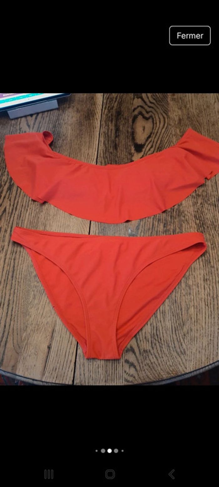 Jolie Bikini Pimkie rouge fr 42 trés bonne état - photo numéro 11