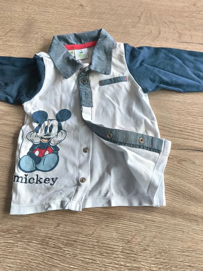 Tee shirt effet chemise - photo numéro 3