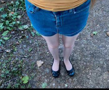 Short en jean long