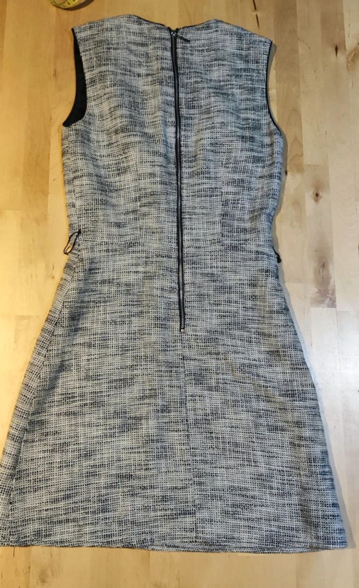 Robe élégante gris chiné H&M - photo numéro 4