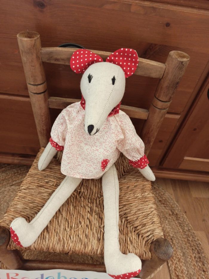 Peluche souris 40 cm tbe - photo numéro 4