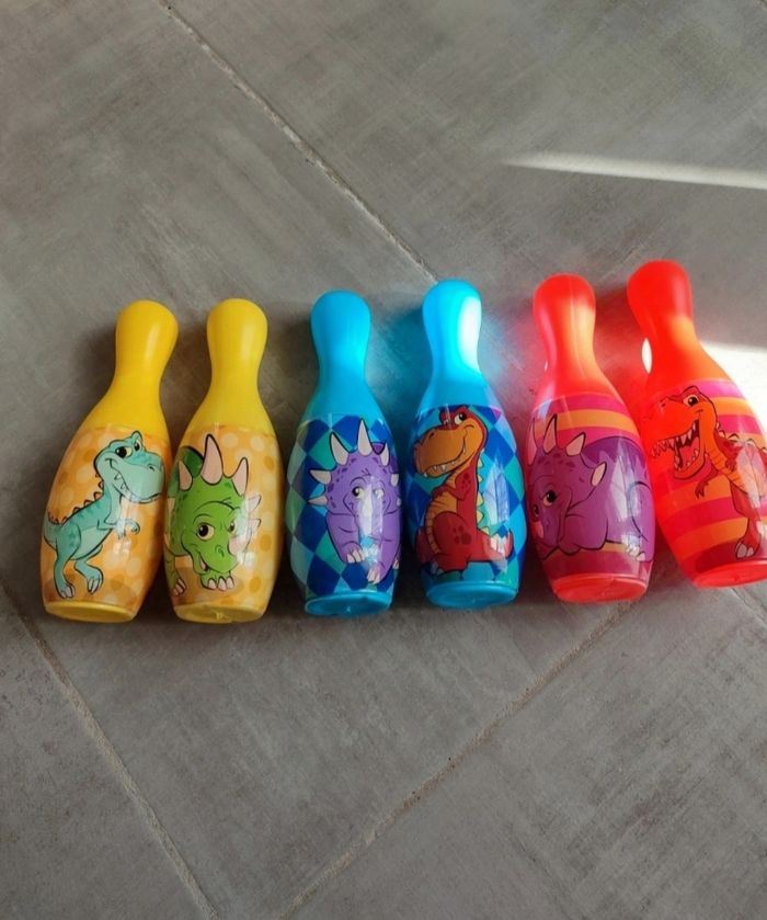 Lot de 6 quilles pour s'amuser - photo numéro 5