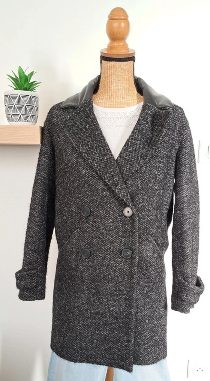 Manteau Comptoir Des Cotonniers en laine - photo numéro 10