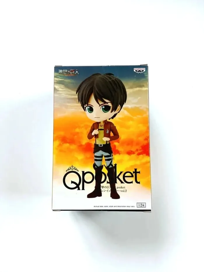 Figurine Attack on Titan Q Posket Eren Yaeger vol2 ver B 14cm - photo numéro 2
