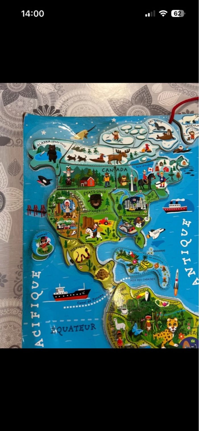 Puzzle le monde Janod - photo numéro 2