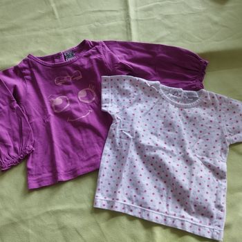 T-shirts bébé fille 9mois et 1an