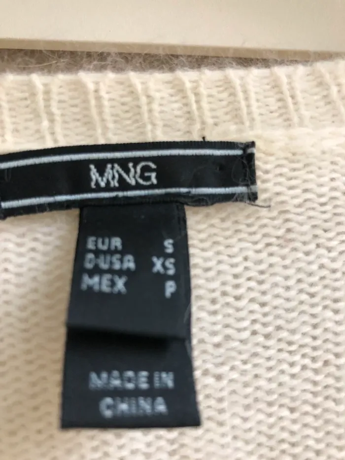 Gilet Mango Angora et laine S neuf - photo numéro 5