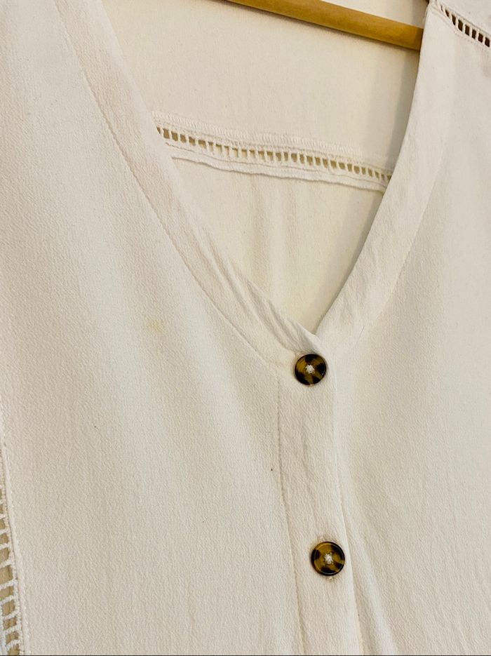 Haut péplum blanc - photo numéro 3