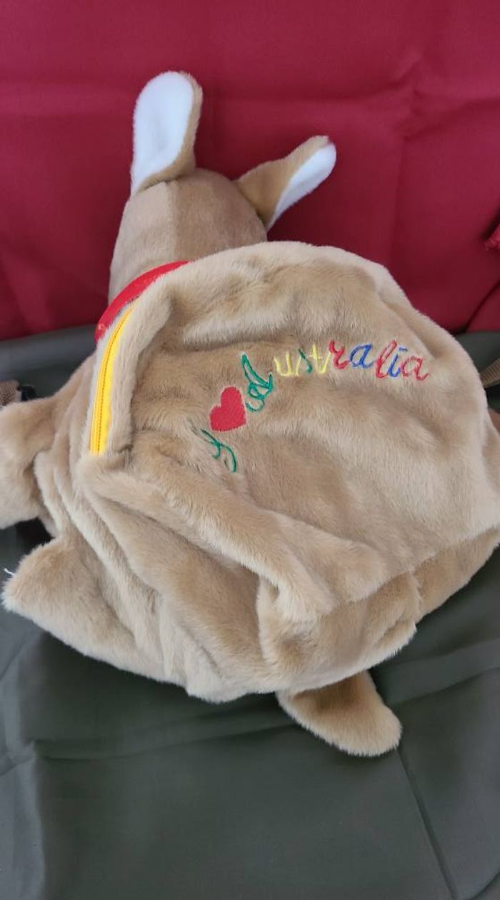 Sac à dos peluche kangourou (Australie) - photo numéro 2