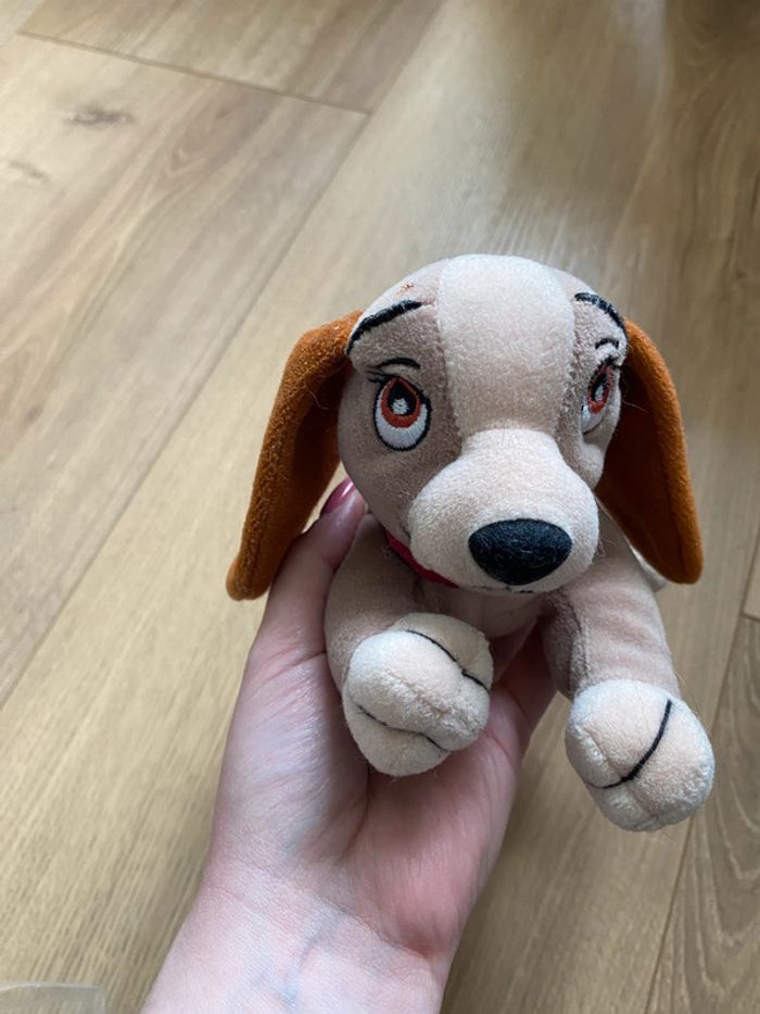 Peluche lady de la belle et le clochard Disney