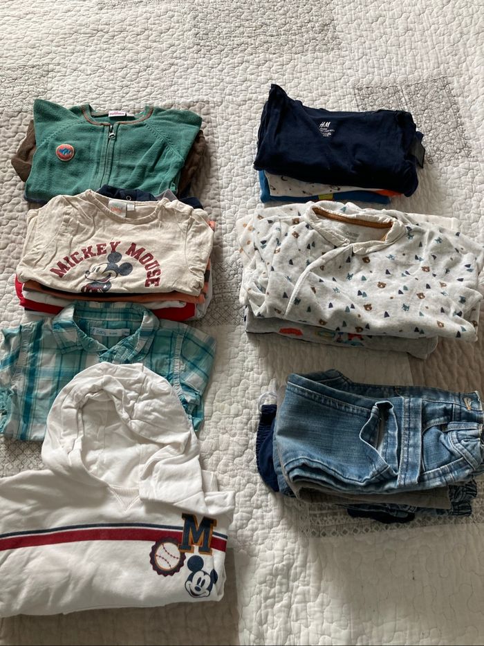 Lot vêtements hiver garçon 18mois