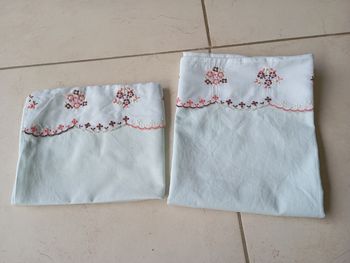 Lot Taie oreiller et drap berceau cododo