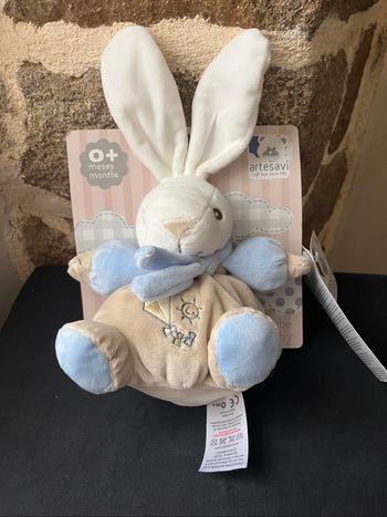 Doudou lapin Artesavi neuf