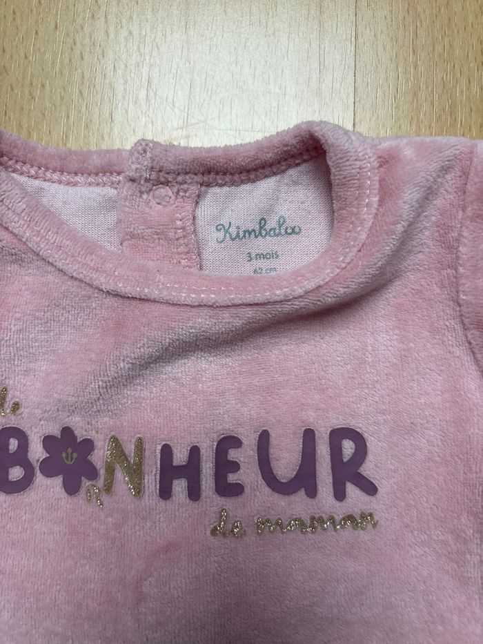Lot 2 pyjamas bébé fille 3 mois - photo numéro 4